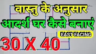 30x40 East Facing House Plan | Best Vastu Home Design | Modern Floor Plan