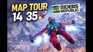 RIDERS REPUBLIC MAP TOUR IN 14'35'' WITH ROCKET WING (Video Speed up to 2.5x)