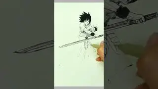 Sasuke Uchiha&rsquo;s Epic Sword Stance &ndash; Unleashing Shinobi Power! ⚡🔥 #Naruto #SasukeUchiha #AnimeShorts