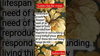 Difference between living things and non-living things.#neetbasics #neet2023 #neetbasics #neet