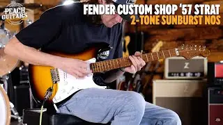 No Talking...Just Tones | Fender Custom Shop '57 Strat NOS 2 Tone Sunburst