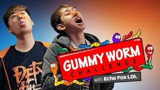 Echo Fox League of Legends Gummy Worm Challenge - HyperX Moments