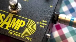 TECH 21 SansAmp Classic Original demo on bass