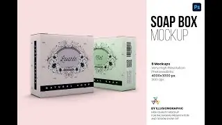 Soap Box Mockup   8 views