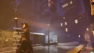 Stealth game menu test