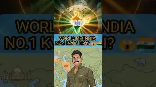 India Kis Cheez Me World No.1 Hai? 🇮🇳 | #india #world #facts #youtubeshorts