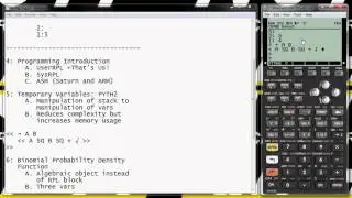 [HP50g Programming] 04 to 06: Temporary Variables