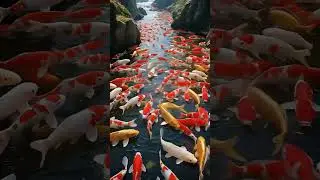 #fish swimming in the water #lucky koi #good luck #see fish and get rich #aquarium