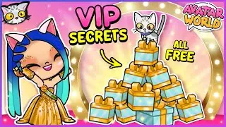 💎✨ FREE MILLIONAIRE ITEMS & CLOTHES in Avatar World! | SECRETS PART 2