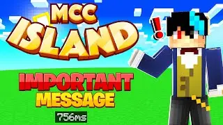 My Important Message To MCC ISLAND! @Noxcrew @MCCHighlights