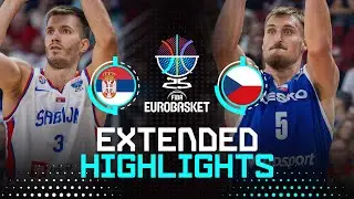 Serbia 🇷🇸 vs Czechia 🇨🇿 | Extended Highlights | FIBA EuroBasket 2025