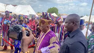 ARRIVAL OF THE ALAKE OF EGBA LAND AT THE 2025 IBARA DAY CELEBRATION