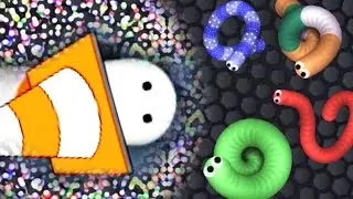 SLITHER BOTS?!?! New Slither.io Mobile Update - Slither.io Top Player Against Bots (IOS/ANDROID)
