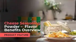 Amazon Listing Video | Cheese Seasoning Powder &ndash; Product Features & Flavor Benefits Overview