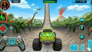 Monster Truck Mega Ramp Impossible Driver - 2025 Ultimate Car Stunts GT Racing - Android GamePlay