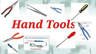 Hand Tools in Electronics Workshop