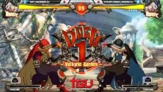 TGU2017 GGXrdRev2 [Grand Final] CYCLOPS OSAKA | DOGURA vs GGP | Kazunoko