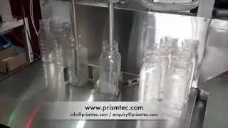 Semi Auto Two Head Gravity Filler with Flame Proof Panel for Hand Sanitizer