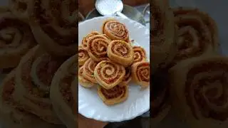 Pinwheel Samosa Recipe 😋  #PinWheelSamosa #MaujesFood