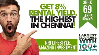 Luxurious 3 BHK Apartments for sale | Mahindra world city | 98840 15943