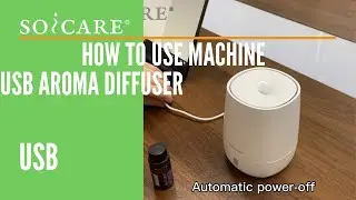 How to use usb aroma diffuser ultrasonic atomizing humidifier