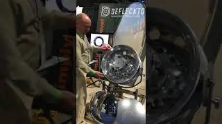Deflecktor Aerodynamic Wheel Covers - Clear so you can see it in action!