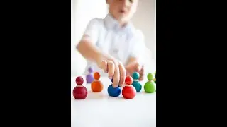 Деревянный цветной сортер 