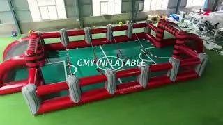Human Foosball Outdoor Sports Game Commercial Grade Inflatable Human Football Court GMY Inflatables