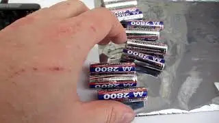 20 x AA Rechargeable Batteries 7dayshop NiMH 2800 mAh used