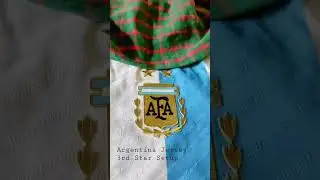 Argentina Jersey 3rd Star Setup #argentina #fifa #champion #messi #3star
