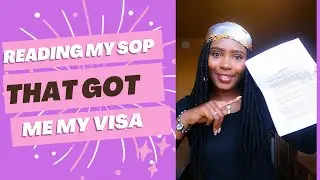 The SOP That Got Me My Study Visa In One Trial.