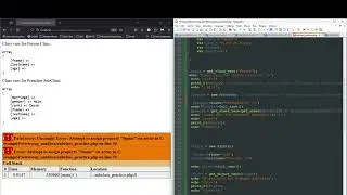 PhP Practice: Study Diary. Classes and Sub Classes