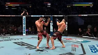 EA SPORTS UFC 5 Yan war combo KO