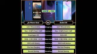 JioPhone Next vs Redmi 9A