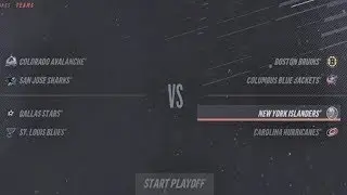 2019 NHL Playoffs Round 2 Sim NHL 19