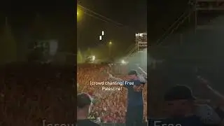 Crowd chants 