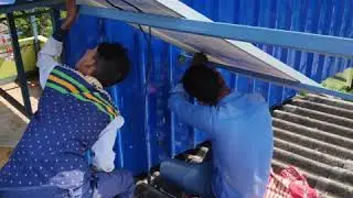 700 watt solar system installation