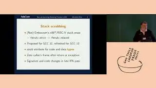 New and Upcoming Hardening Features in GCC - GNU Tools Cauldron 2022
