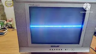 crt tv vertical line problem
