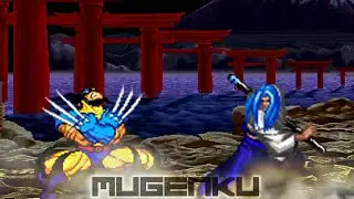 Wolverine vs Ukyo Tachibana. Marvel X-Men vs SNK Samurai Shodown MUGEN Multiverse