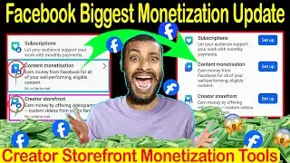 🔴 Facebook Creator Storefront | Facebook Creator storefront kya hai | Creator Storefront Facebook