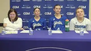 2025 CCAA Volleyball Tournament - Cal State San Bernardino postgame 1
