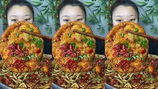 Rural Food Eating Show | Spicy Malatang Noodles Soup & Spicy Dumpling Soup | Home Cooking