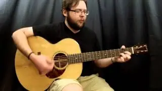 Acoustic Music Works Guitar Demo - Baleno Small Jumbo (SJ) Torrefied Adirondack