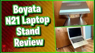 Best Adjustable Laptop Stand 2021? Boyata N21 Laptop Stand Review || MumblesVideos Product Review