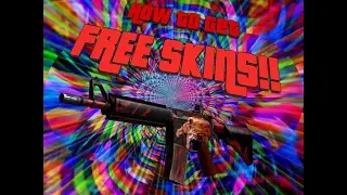 HOW TO GET FREE CSGO SKINS!! (CSGO Chance)