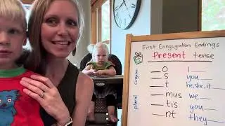CC cycle 2 week 1 Latin - 1st conjugation Endings Present Tense (weeks 1-2, 13-14)