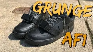 DIY Nike Air Force 1 | How To Customize Your Nikes | Grunge