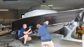 Boat wrapping by Marine Protection Solutions
