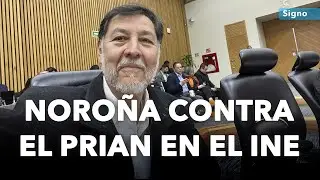 Noroña ajusta cuentas. Resumen de sus intervenciones en el INE. 8 de febrero